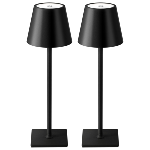 2-Pack 5000mAh Portable Cordless LED Table Lamp