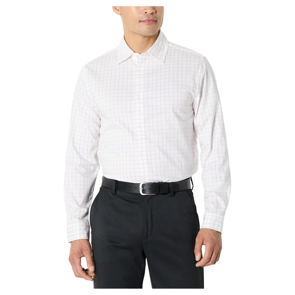 Amazon Essentials Men's Regular-Fit Long-Sleeve Shirt