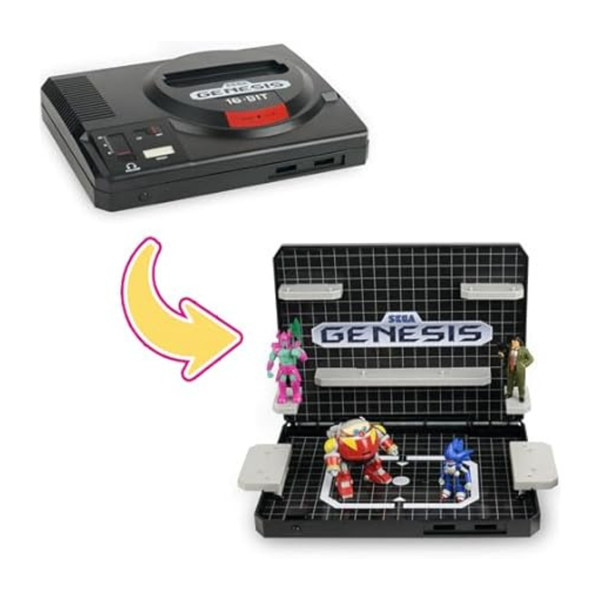 SEGA Genesis Supervillain Boss Bundle Display W/ Figures