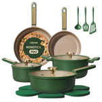 16-Piece Carote Non Stick Induction Cookware Set (2 Colors)
