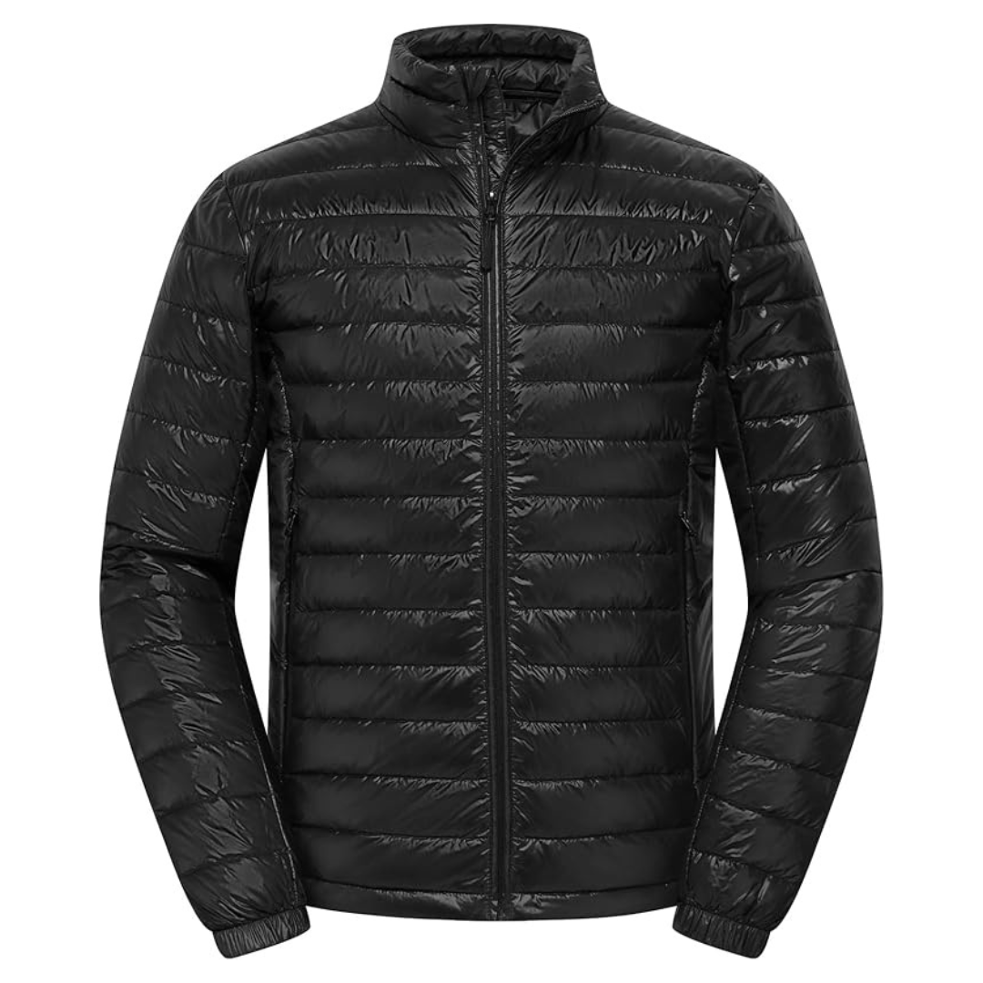 Men's Lightweight Puffer Winter Jacket W/ Pockets