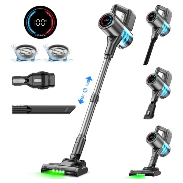 VersLife Cordless 500W/40KPA Lightweight Stick Vacuum Cleaner