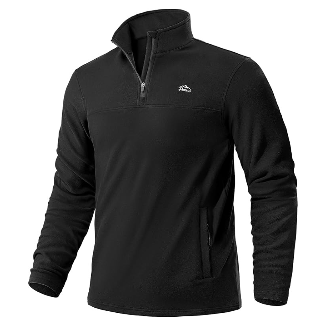 Pudolla Men's Quarter Zip Pullover Fitness Athletic Sweatshirts (Various)