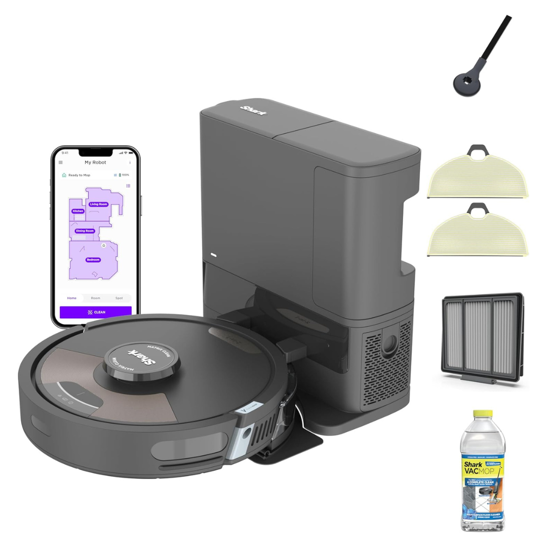 Shark Matrix Plus 2-in-1 Robot Vacuum & Mop With Sonic Mopping
