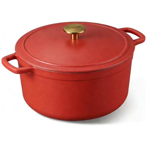 5 QT Enameled Cast Iron Dutch Oven Pot with Lid