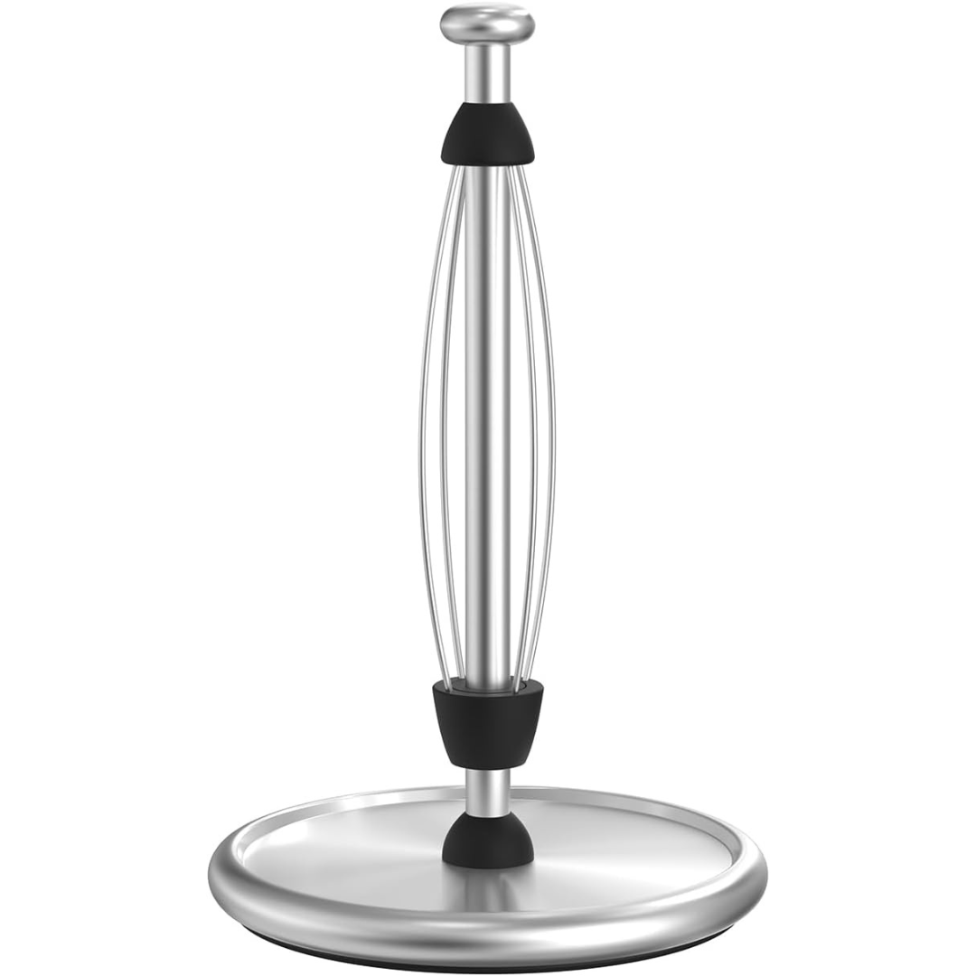 Simply Tear Paper Towel Holder Countertop w/EVA Non-Slip Pad
