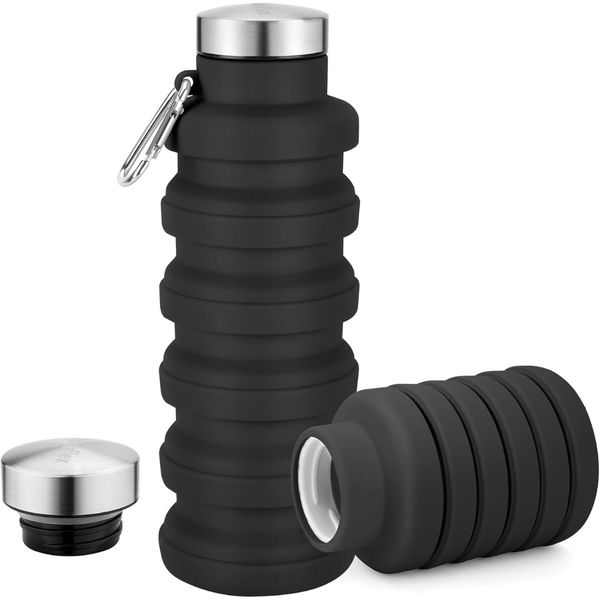 17oz Portable Leak-Proof Collapsible Water Bottles