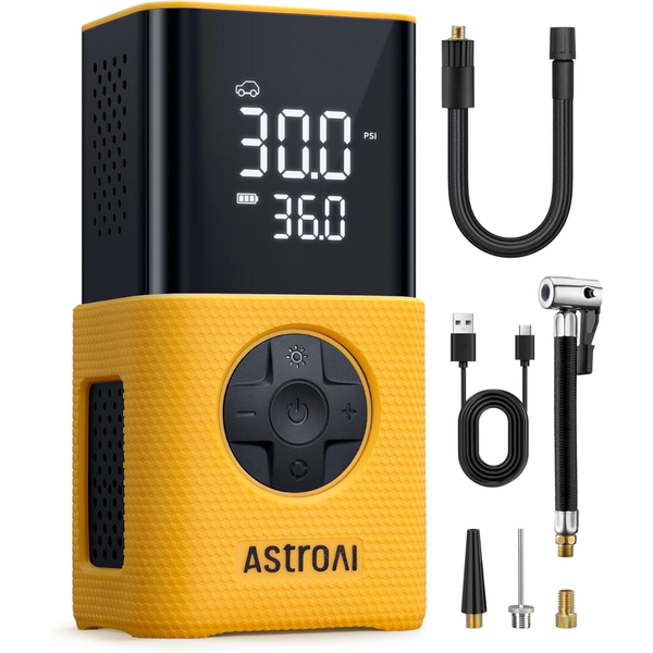 150 PSI AstroAI Portable Air Compressor Tire Inflator / Bike Pump