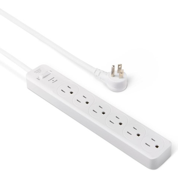 Amazon Basics 6-Outlet 790 Joule 6ft Surge Protector Power Strip