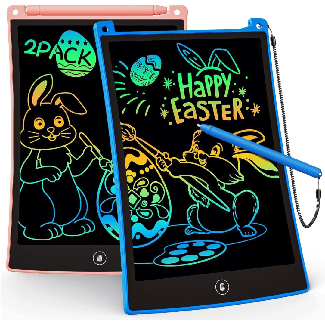 2-Pack Kokodi Doodle Board Erasable LCD Writing Tablet