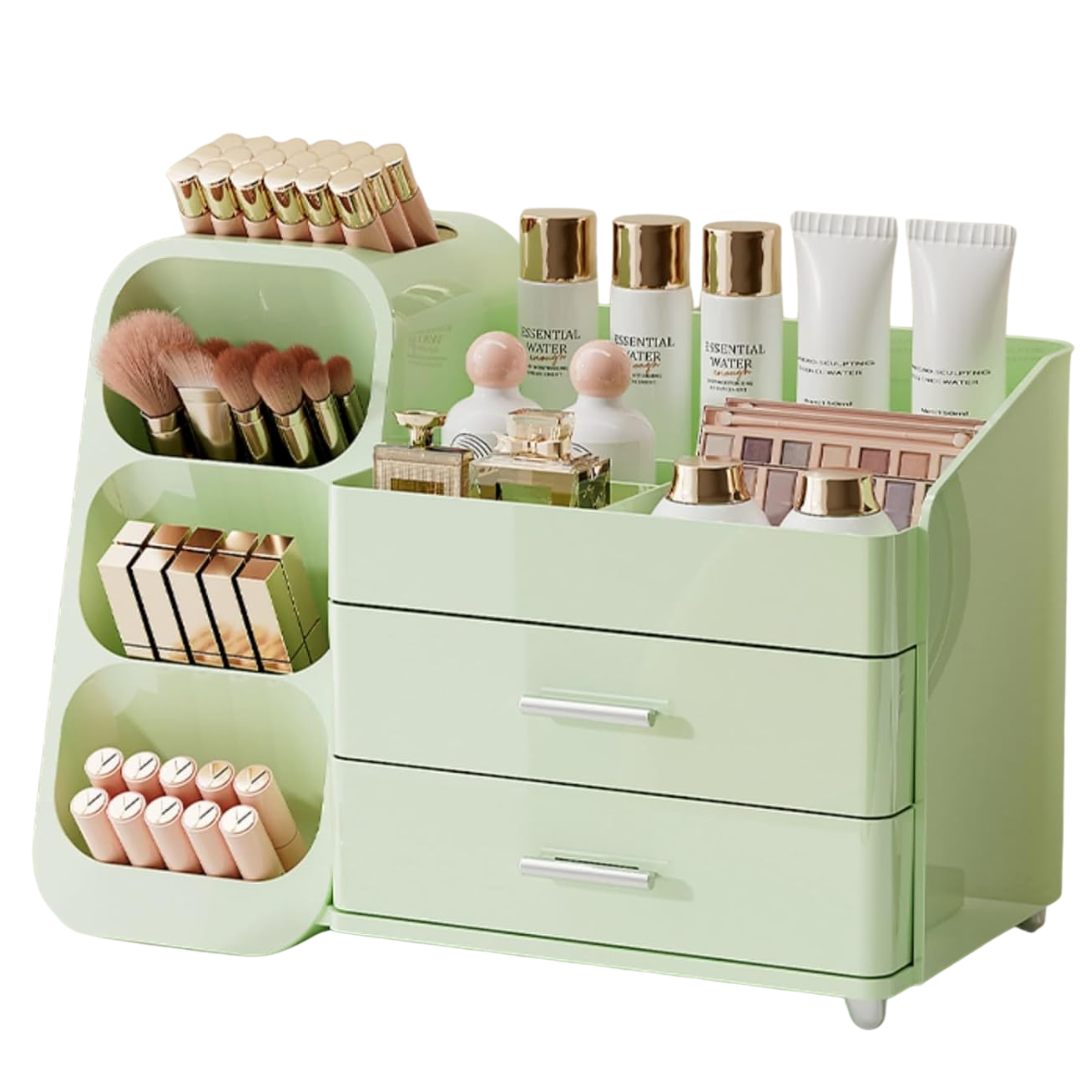 Spacious Cosmetic Display Makeup Organizer with Drawers