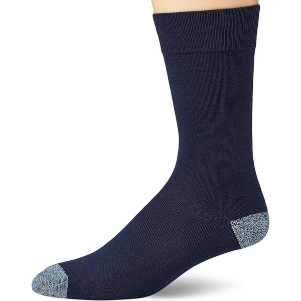 5-Pairs Amazon Essentials Men's Comfortable Patterned Dress Socks (Various)