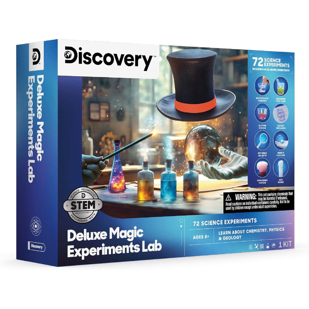 Discovery Magic Science Lab 72 STEM Experiments For Kids