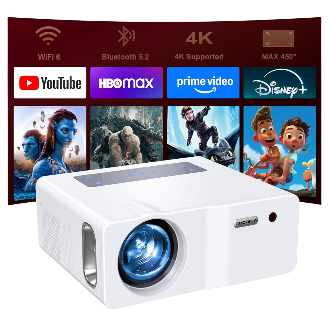 1080P FULL HD 5G WiFi Bluetooth Projector