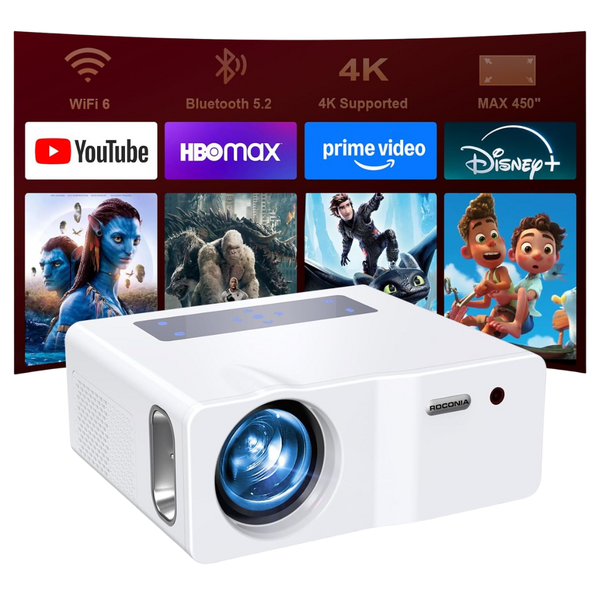 1080P FULL HD 5G WiFi Bluetooth Projector