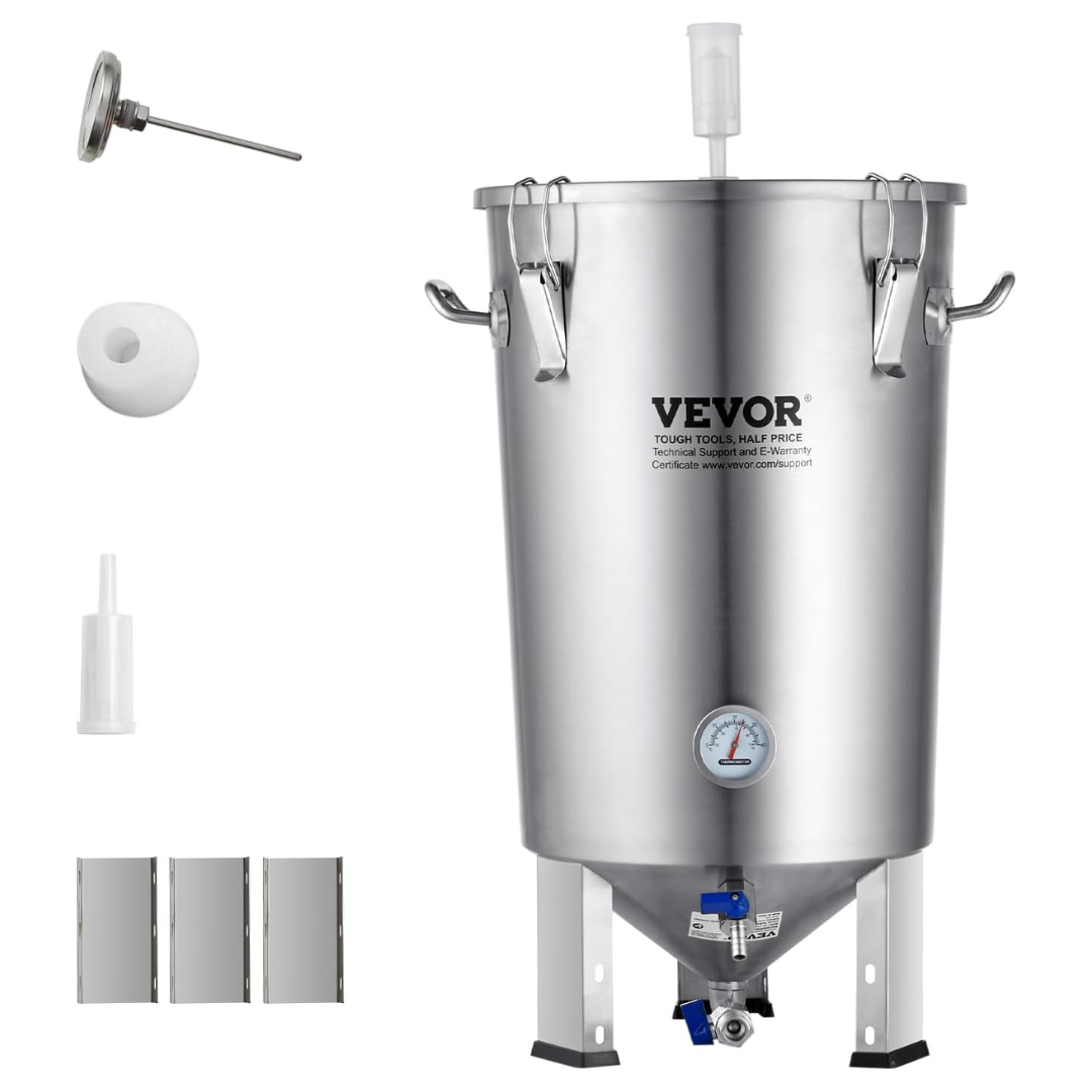 8 Gallon Stainless Steel Beer Brew Fermentor Bucket