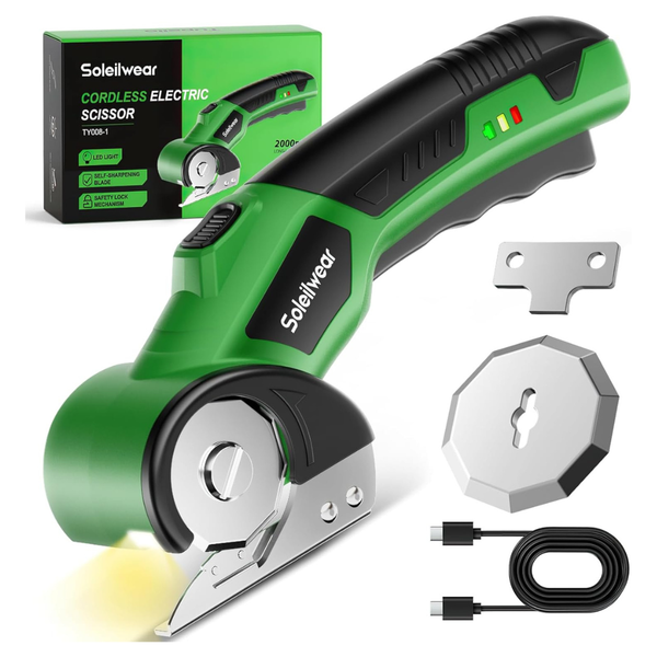 4V Cordless Electric Rechargeable Cardboard Cutter With 2 Blades