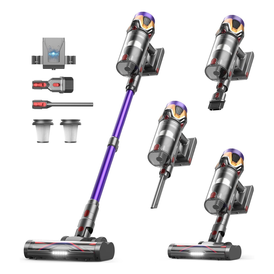 650W/55KPa Cordless Vacuum Cleaner With Touchscreen