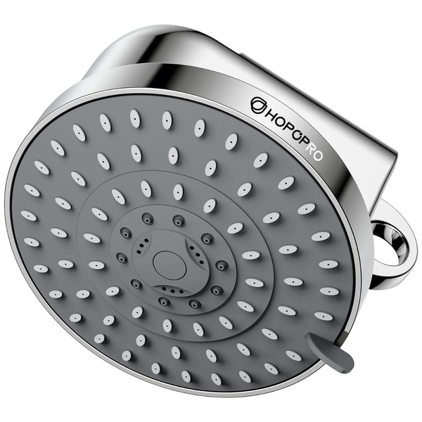 6" Round 5-Modes High Flow Shower Head W/ Built-In Filter