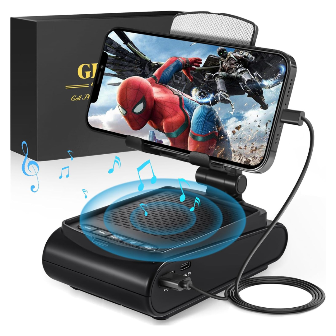5W Wireless Bluetooth Speaker W/ Microphone & Cell Phone Stand