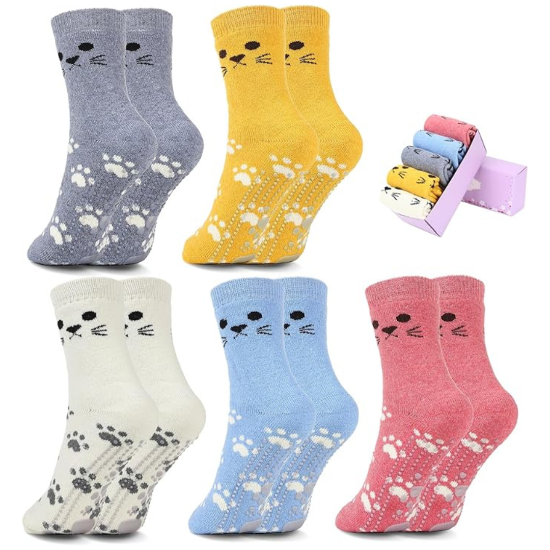 Women's Non-Slip Thermal Winter Warm Thick Cozy Socks (Various)