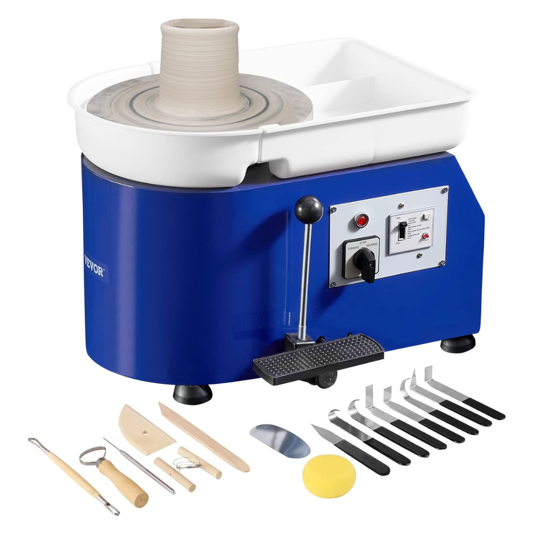 11" VEVOR Ceramic Pottery Wheel With Adjustable Speed