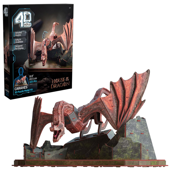 101-Piece 4D Build Caraxes Dragon 3D Puzzle Model Kit