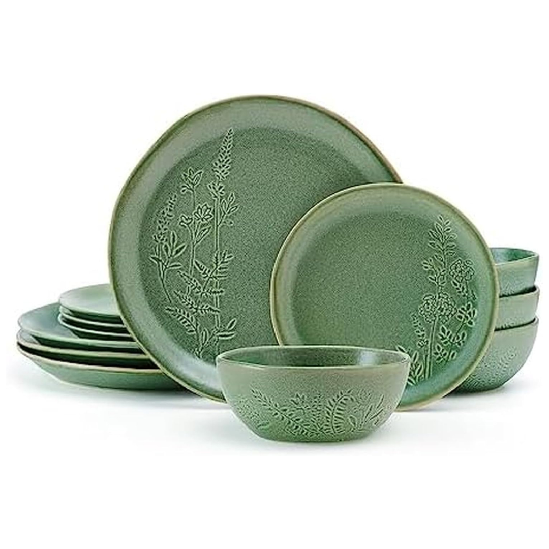 Pfaltzgraff Carrie 12 Piece Dinnerware Set, Service For 4