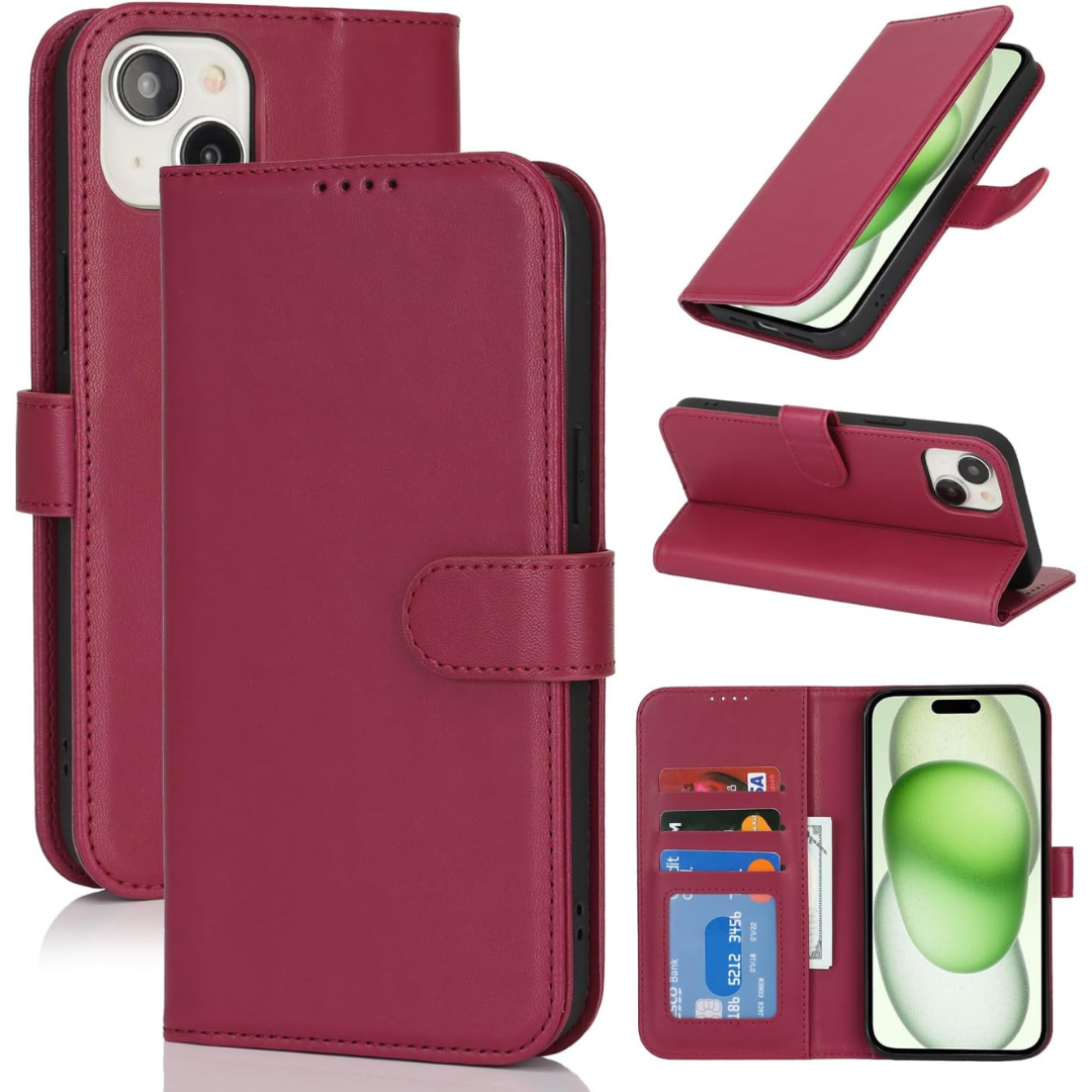 SunYoo iPhone 15 Plus Case Wallet with Card Holder