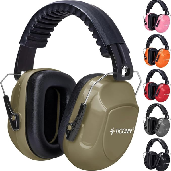 SNR 33dB Adjustable Noise Cancelling Ear Muffs (Various)