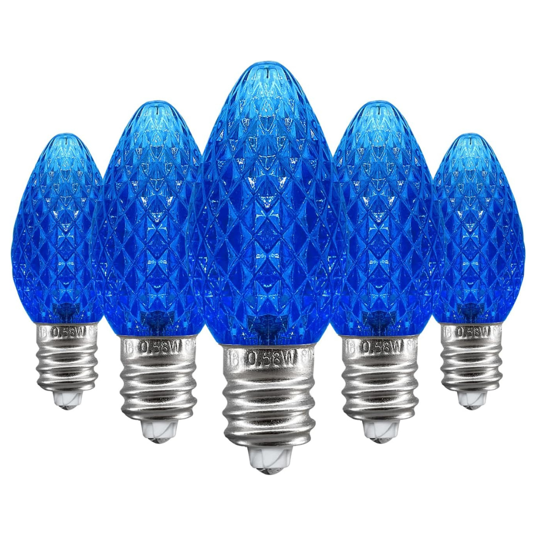 25-Pack UL Listed Waterproof C7 Led Replacement Lights Bulb (Various)