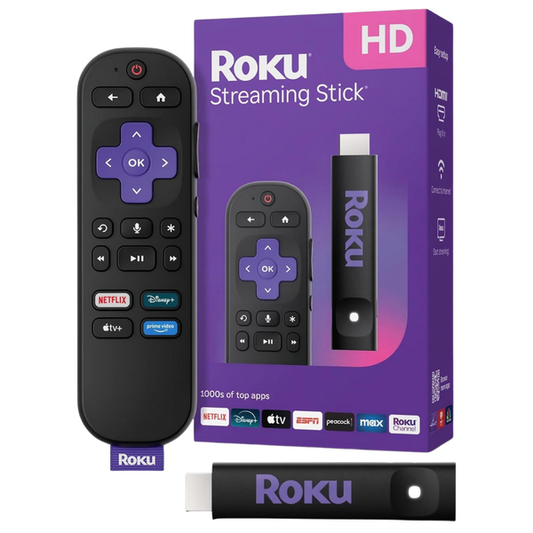 Roku HD Streaming Stick For TV With Voice Remote (2025)