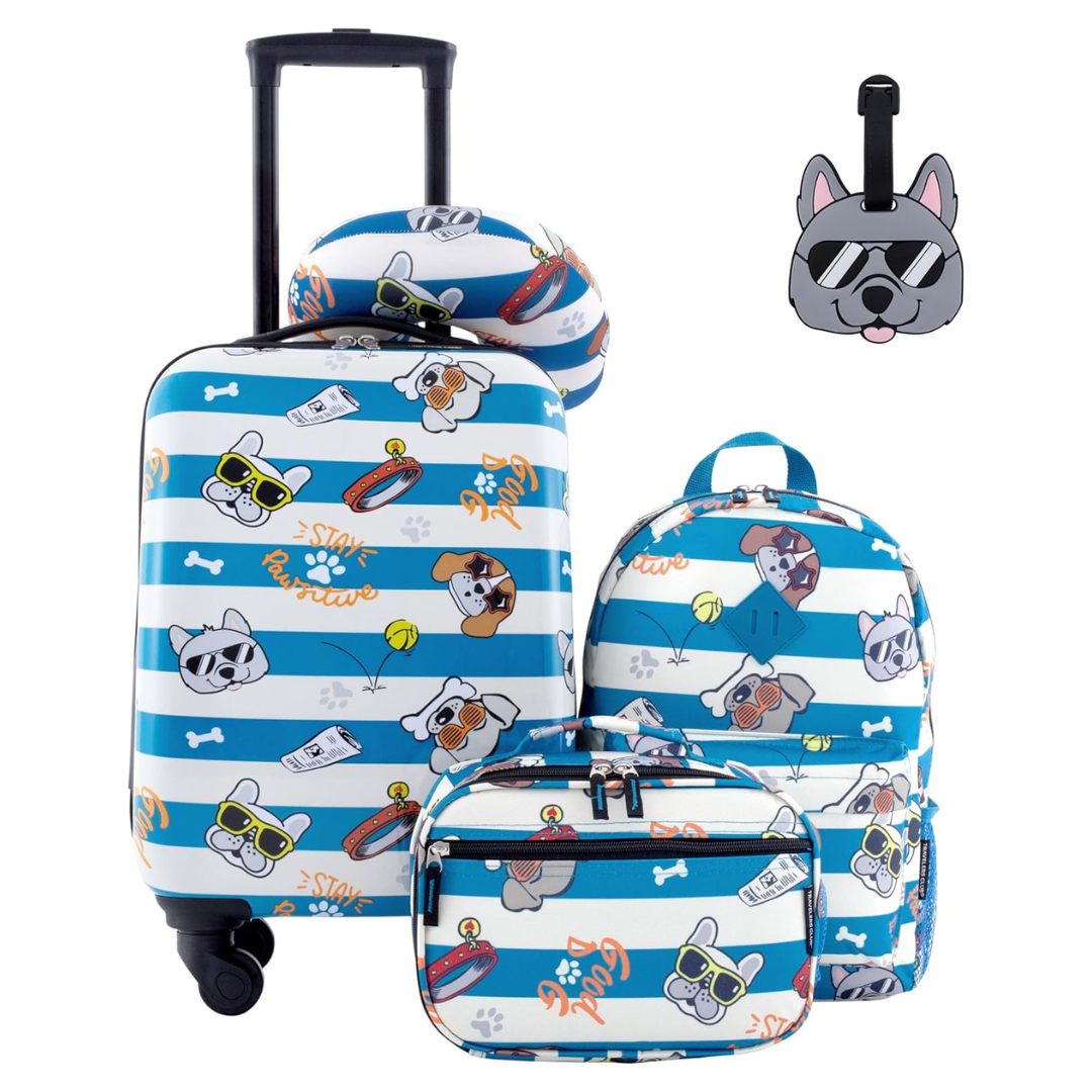 5-Piece Travelers Club Kids Luggage Travel Set