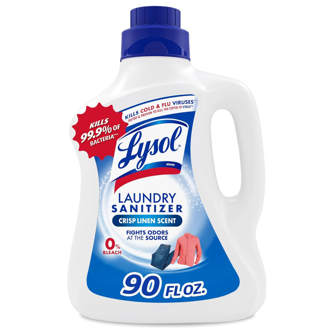 90oz Lysol Disinfectant Laundry Sanitizer & Scent Booster (Linen)