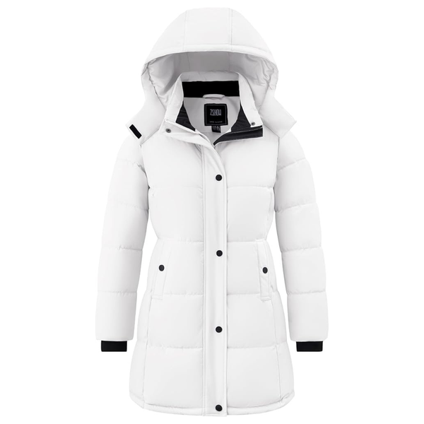 ZSHOW Women's Puffy Warm Puffer Snow Parka Jacket