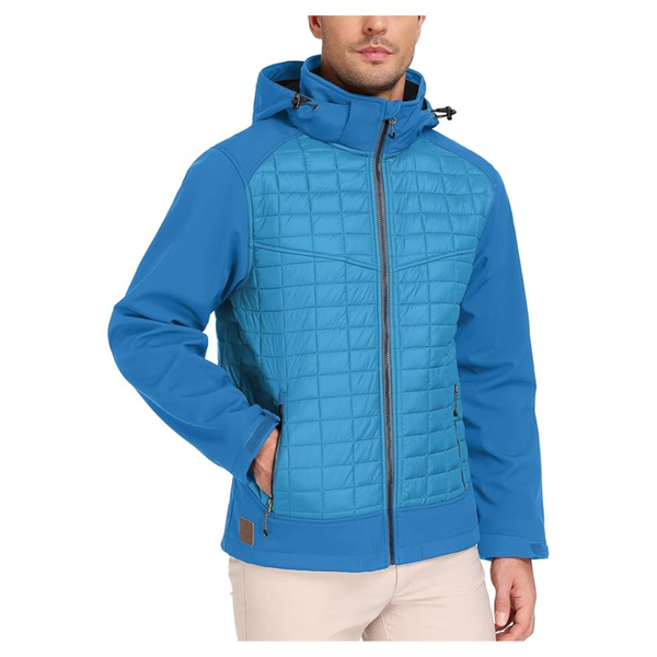 Little Donkey Andy Men's Lightweight Insulated Hybrid Jacket