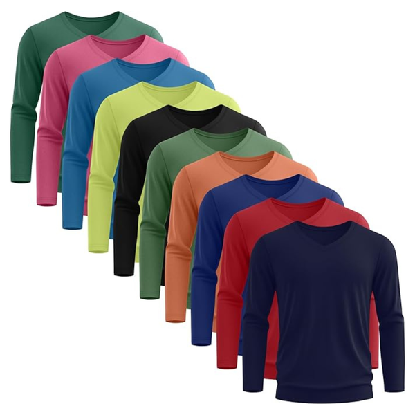 10-Pack August Alley Men's Big And Tall T-Shirts