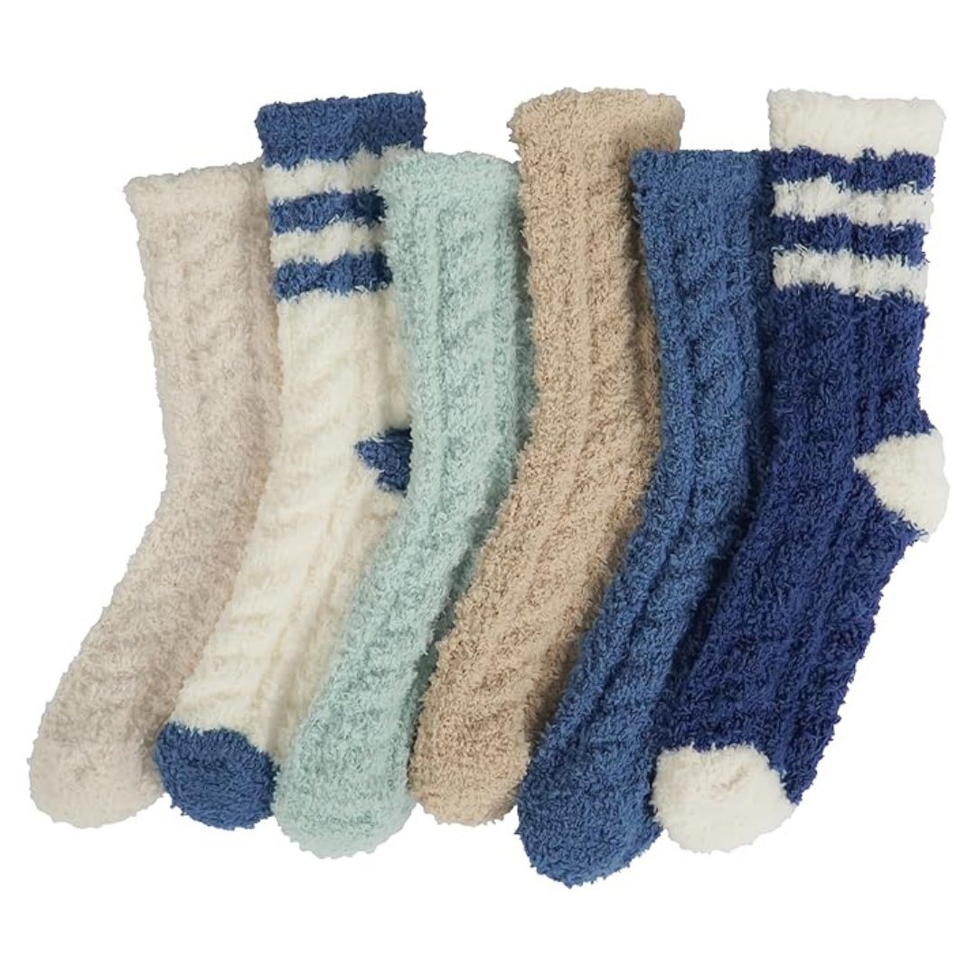 6-Pairs Women's Winter House Thick Warm Fuzzy Socks