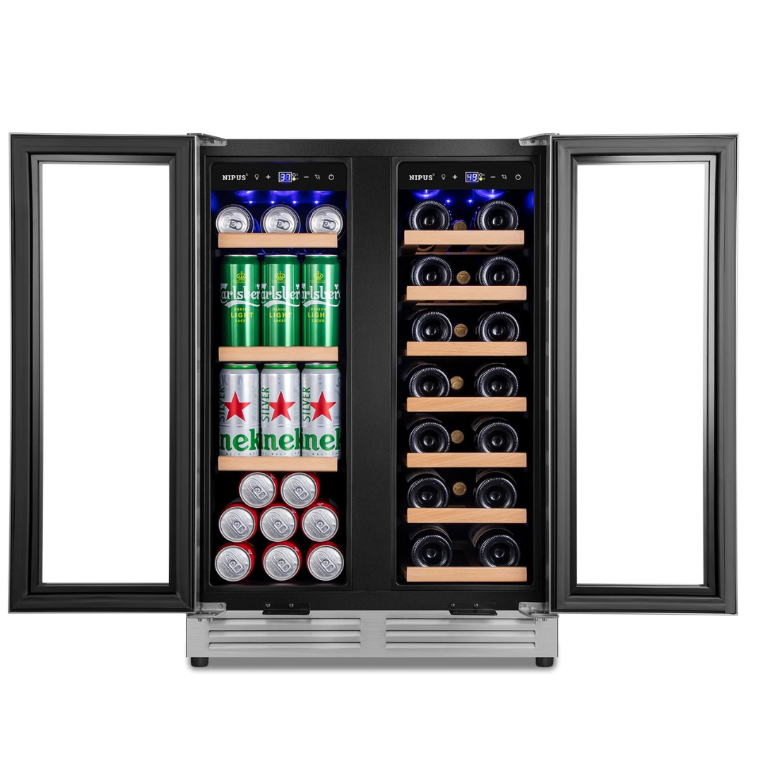 Nipus 24" 21 Bottles & 60 Cans Wine & Beverage Refrigerator