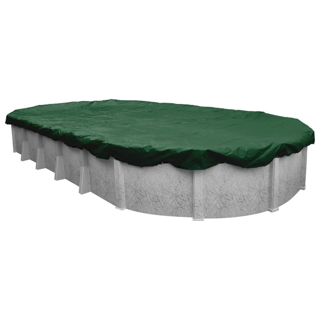 16 x 25 ft Professional Teal Winter Oval Pool Cover