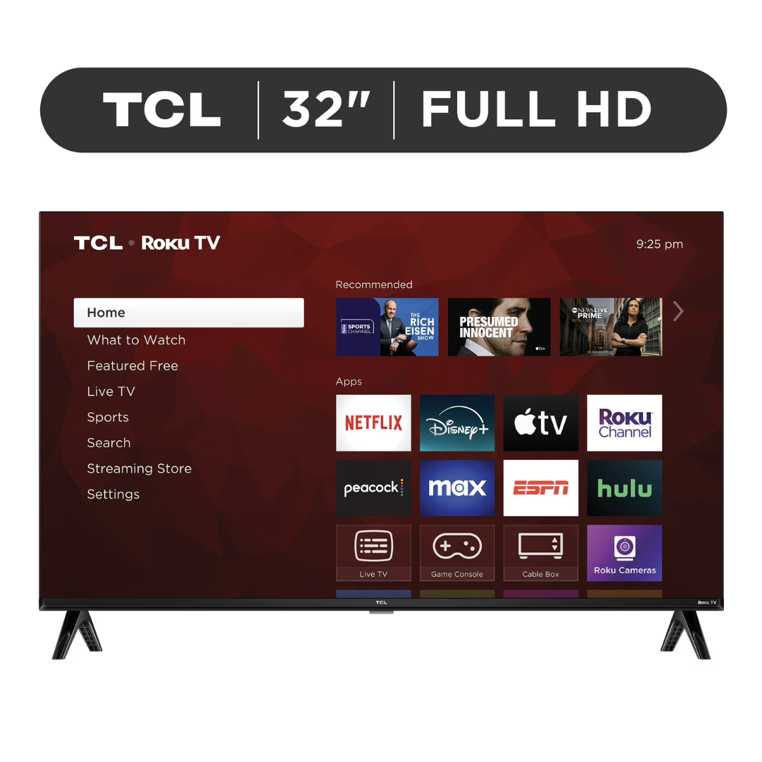 32" TCL Class 3-Series 1080p Smart LED Roku HDTV