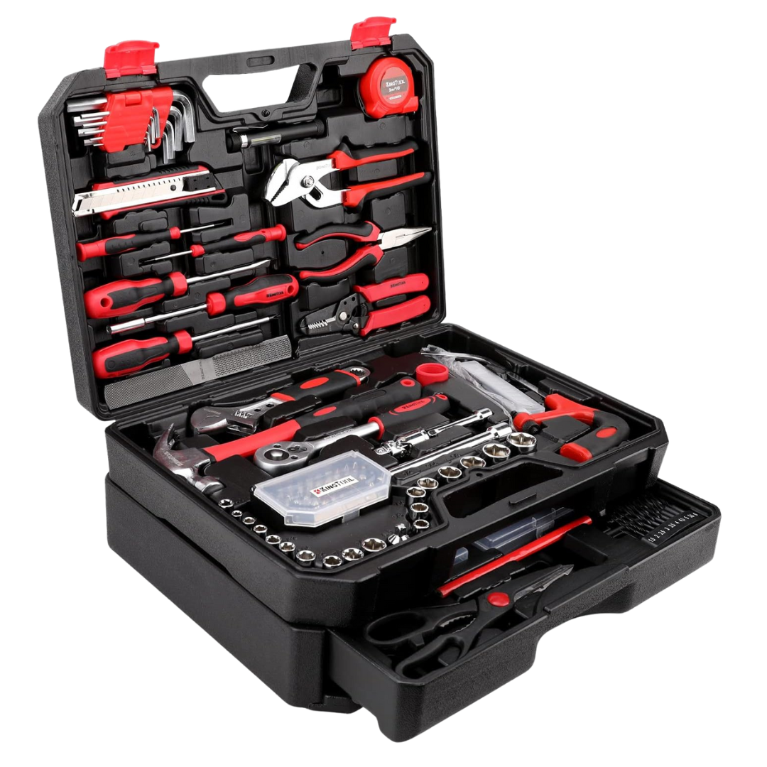 325-Piece KingTool Home Repair Tool Kit With Storage Case