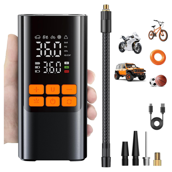 Cordless 150 PSI Portable Air Pump Tire Inflator