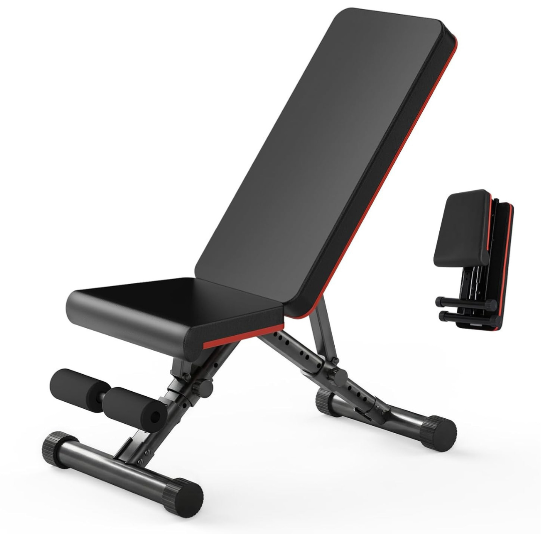 Aidoly Adjustable Foldable Weight Bench W/ 795-Lb Capacity