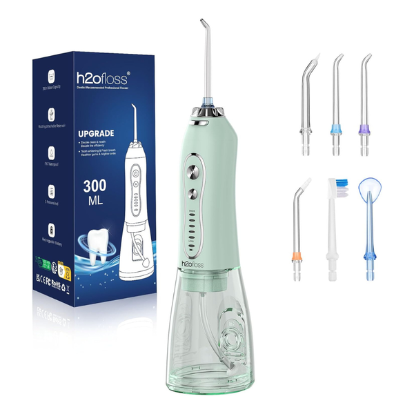 Rechargeable IPX7 Waterproof Dental Flosser Teeth Pick With 5 Modes