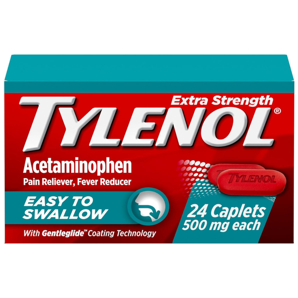 24-Count Tylenol 500mg Extra Strength Acetaminophen Caplets