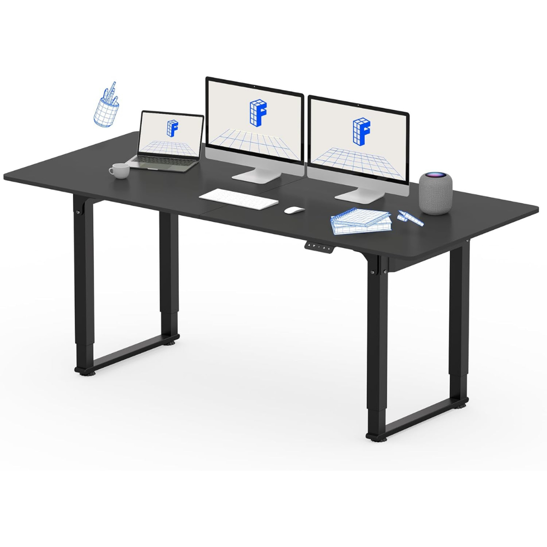 FLEXISPOT 4 Leg 71 x 32" Electric Adjustable Height Sit Standing Desk