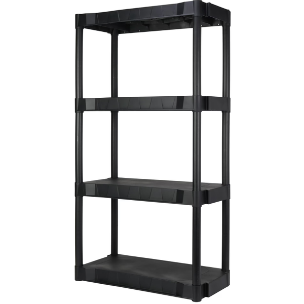 Hyper Tough 4 Shelf Plastic Garage Shelves