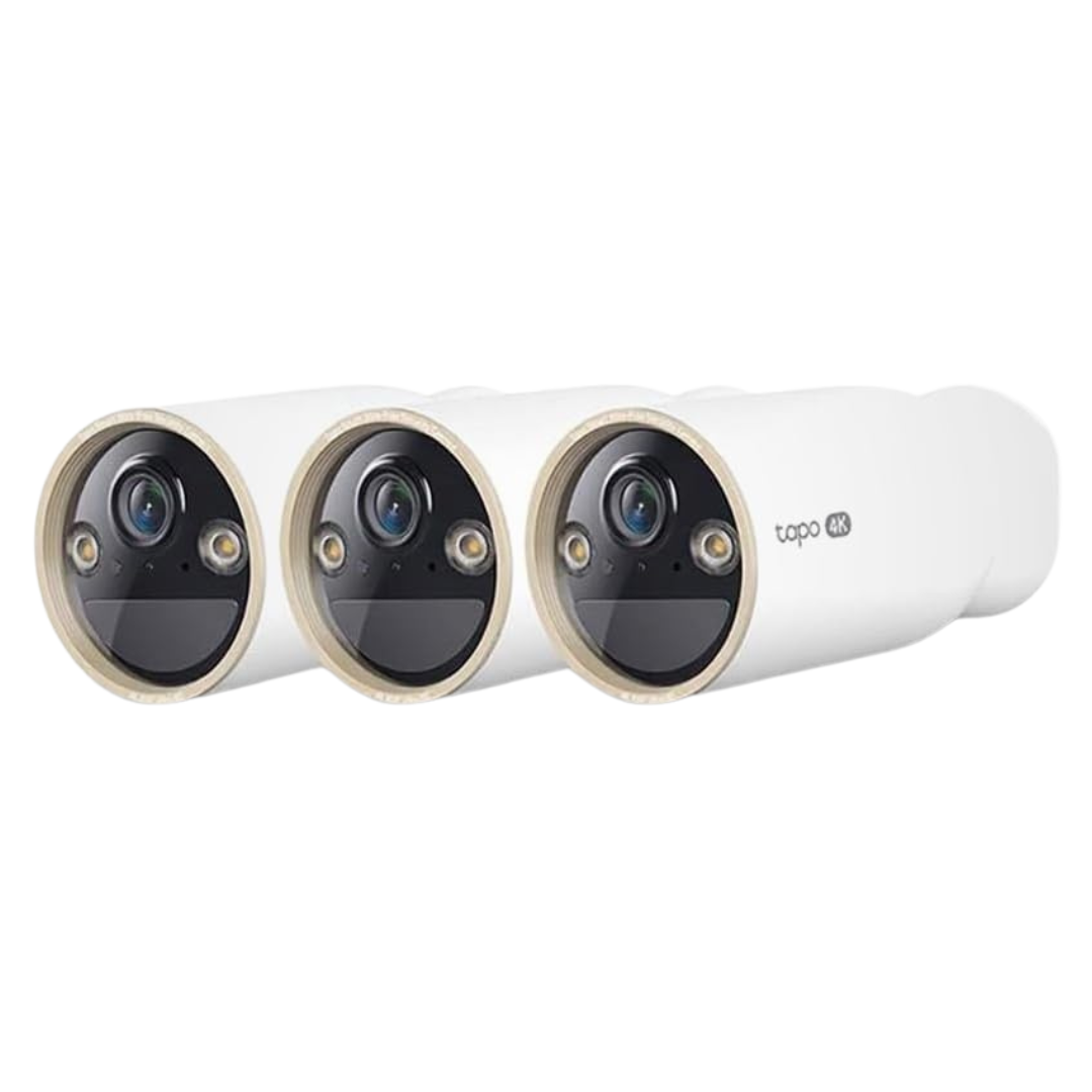 3-Pack Tapo 4K Ultra HD Outdoor Battery Security Camera