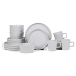 Stone Lain Celina Modern Stoneware 16-Piece Dinnerware Set (Service For 4)